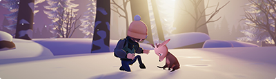 Deer & Boy